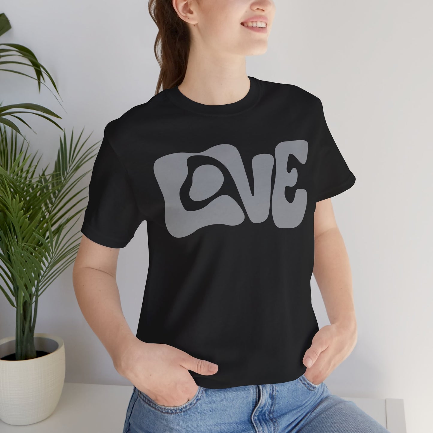 (LOVE) Unisex Jersey Short Sleeve Tee