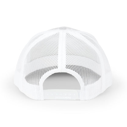 Alovéa Pros | Snapback Mesh Cap | White & Black