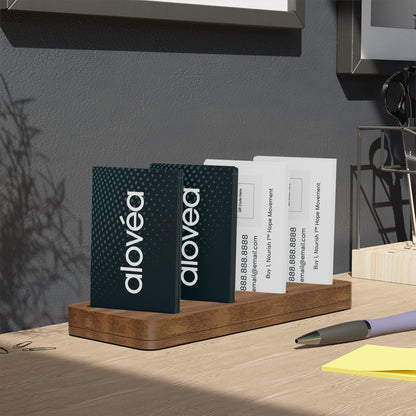 Alovéa Business Cards | 100pcs (Custom Name & QR Code)