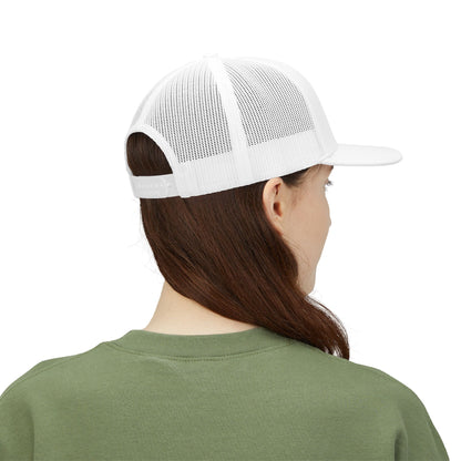 Alovéa Pros | Snapback Mesh Cap | White & Black
