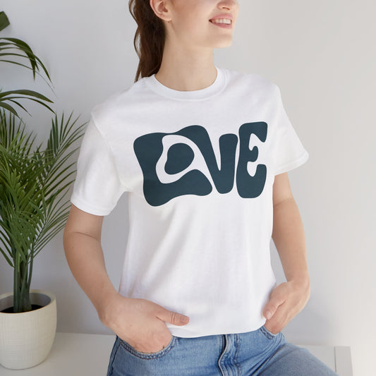 (LOVE) Unisex Jersey Short Sleeve Tee